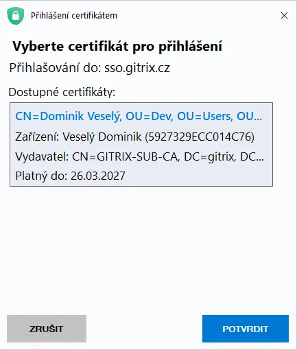 Ikona přihlášení kartou